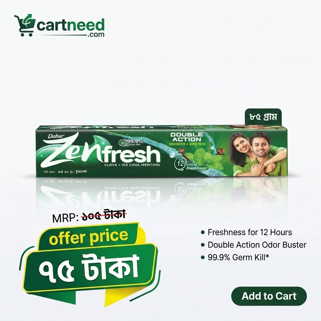 Dabur Zenfresh Clove+Ice Cool Menthol 85gm